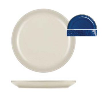 PRATO RASO 27CM GRES AZUL REATIVO